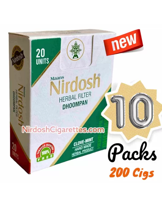 Nirdosh Dhoompan Herbal - 10 packs